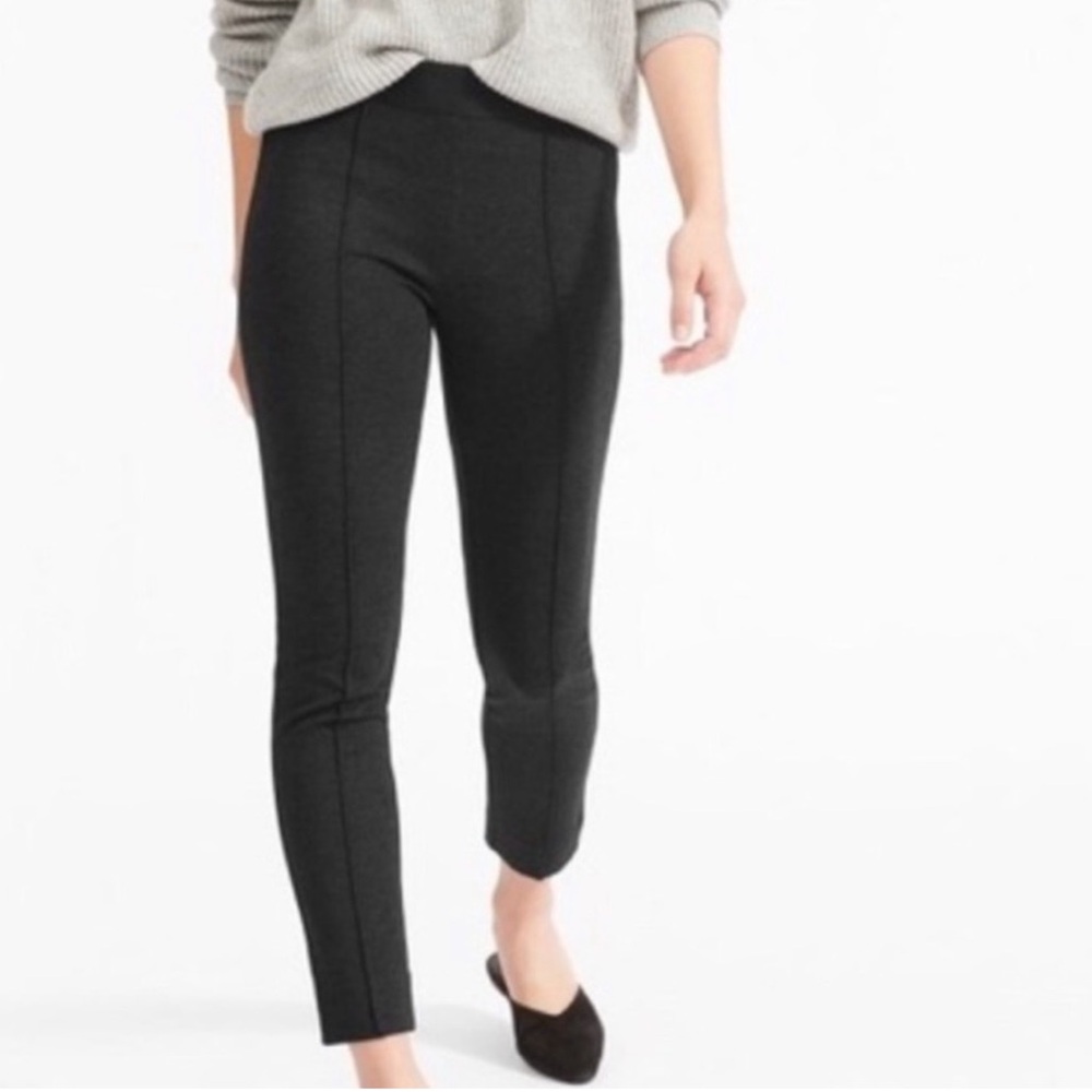 Everlane Front Seam Crop Pants 2 Black